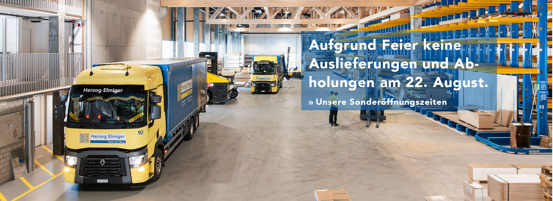 Sonderöffnungszeiten