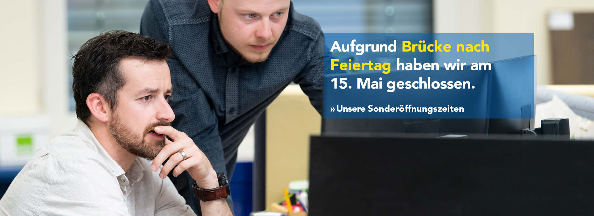 Sonderöffnungszeiten